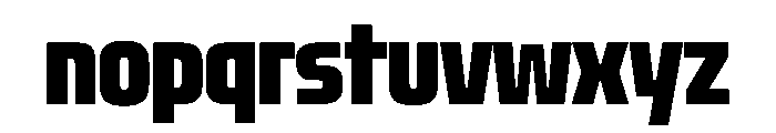 OddityVAR UltraCondensedExtraBold Instance Font LOWERCASE