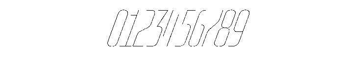 OddityVAR UltraCondensedHairlineItalic Instance Font OTHER CHARS
