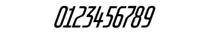 OddityVAR UltraCondensedItalic Instance Font OTHER CHARS