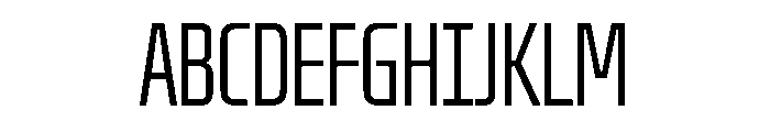 OddityVAR UltraCondensedLight Instance Font UPPERCASE