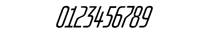 OddityVAR UltraCondensedLightItalic Instance Font OTHER CHARS