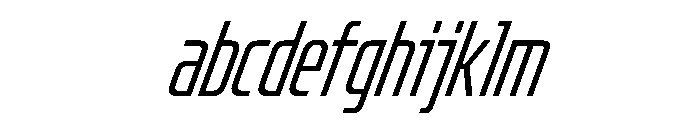 OddityVAR UltraCondensedLightItalic Instance FONT