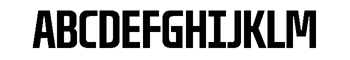 OddityVAR UltraCondensedSemiBold Instance Font UPPERCASE