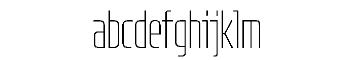 OddityVAR UltraCondensedThin Instance FONT
