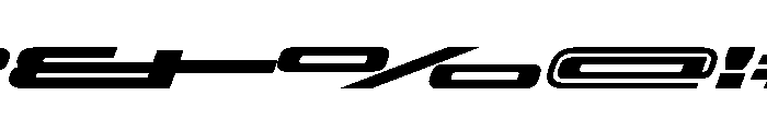 OddityVAR UltraExpandedExtraBoldItalic Instance Font OTHER CHARS