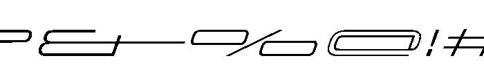 OddityVAR UltraExpandedExtraLightItalic Instance Font OTHER CHARS