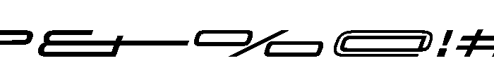 OddityVAR UltraExpandedItalic Instance Font OTHER CHARS