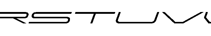 OddityVAR UltraExpandedLightItalic Instance Font UPPERCASE