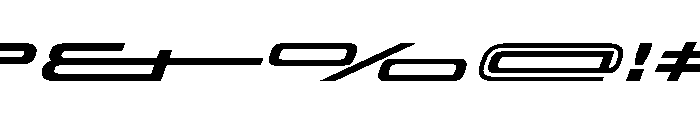 OddityVAR UltraExpandedMediumItalic Instance Font OTHER CHARS
