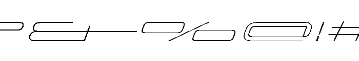 OddityVAR UltraExpandedThinItalic Instance Font OTHER CHARS