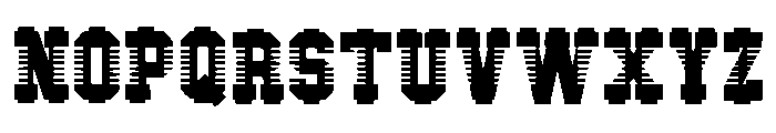 Of Road Regular Font UPPERCASE