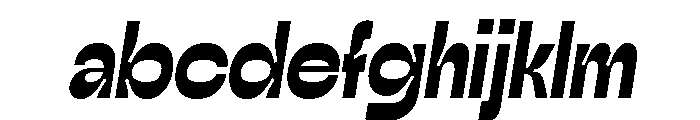 Off-terz Slanted FONT