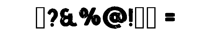 Offensive Grunge Regular Font OTHER CHARS