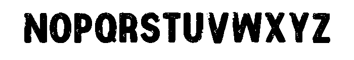 Offensive Grunge Regular Font LOWERCASE