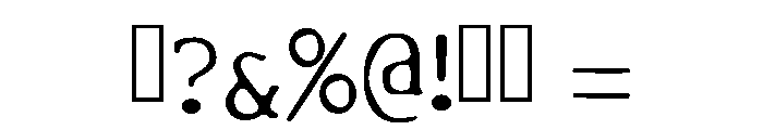 Office Typewritter Regular Font OTHER CHARS
