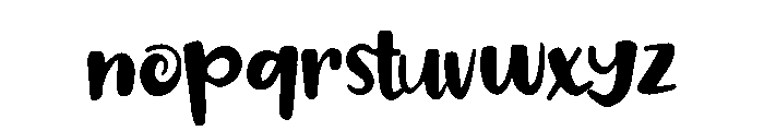 Offjoy Font LOWERCASE
