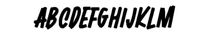 Ofspring Font UPPERCASE