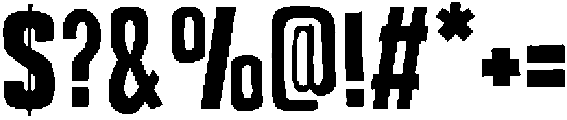 Off Ramp Black otf (900) Font OTHER CHARS