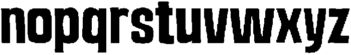 Off Ramp Black otf (900) Font LOWERCASE