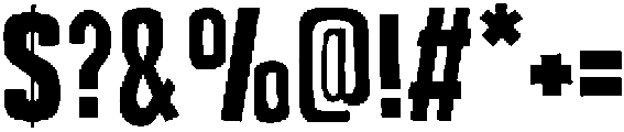 Off Ramp BlackAllCaps otf (900) Font OTHER CHARS