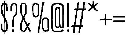 Off Ramp Light otf (300) Font OTHER CHARS