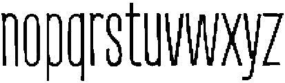 Off Ramp Light otf (300) Font LOWERCASE