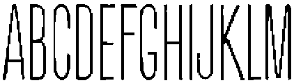 Off Ramp Thin otf (100) Font UPPERCASE