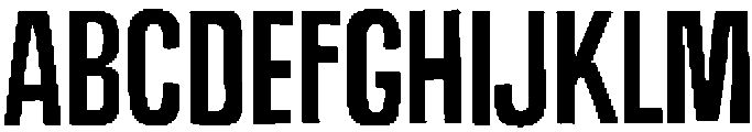 OffRampBold otf (700) Font UPPERCASE
