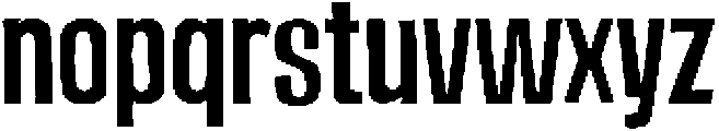 OffRampBold otf (700) Font LOWERCASE