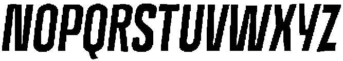 OffRampBoldItalic otf (700) Font UPPERCASE