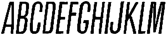 OffRampItalic otf (400) Font UPPERCASE