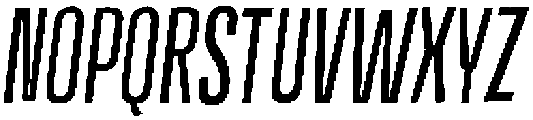 OffRampItalic otf (400) Font UPPERCASE