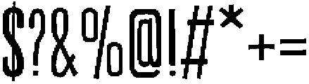 OffRampRegular otf (400) Font OTHER CHARS