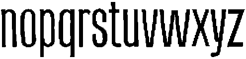 OffRampRegular otf (400) Font LOWERCASE