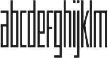 Offroad ExCond Light otf (300) Font LOWERCASE