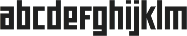 Offroad Expanded Black otf (900) Font LOWERCASE