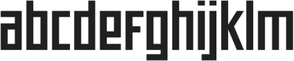 Offroad Expanded Bold otf (700) Font LOWERCASE