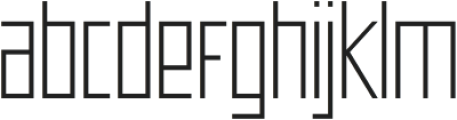 Offroad Expanded Light otf (300) Font LOWERCASE