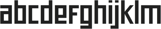 Offroad Wide Bold otf (700) Font LOWERCASE