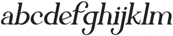 Offtime Italic otf (400) Font LOWERCASE