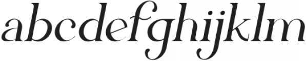 Offtime Light Italic otf (300) Font LOWERCASE