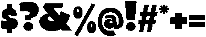 Ofise Jatten Bold otf (700) Font OTHER CHARS
