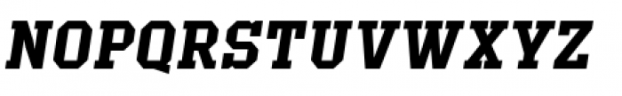 Offense Semibold Italic Font UPPERCASE