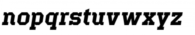 Offense Semibold Italic Font LOWERCASE