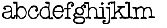 Office Blogger Font LOWERCASE