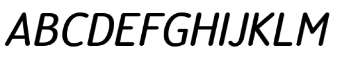 Official Bold Italic Font UPPERCASE