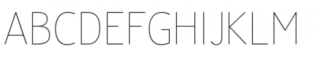 Official Hairline Font UPPERCASE