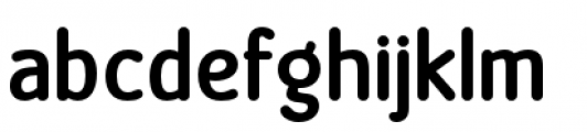 Official Heavy Font LOWERCASE