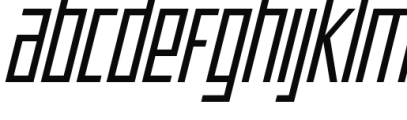 Offroad Book Oblique Font LOWERCASE