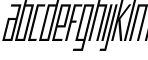 Offroad Cond Light Oblique Font LOWERCASE